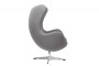 Дизайнерское кресло EGG CHAIR светло-серый кашемир - 2